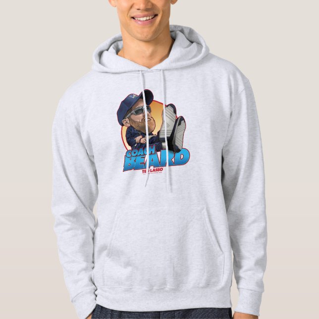 Ted Lasso | Coach Beard Bobblehead Hoodie (Framsida)