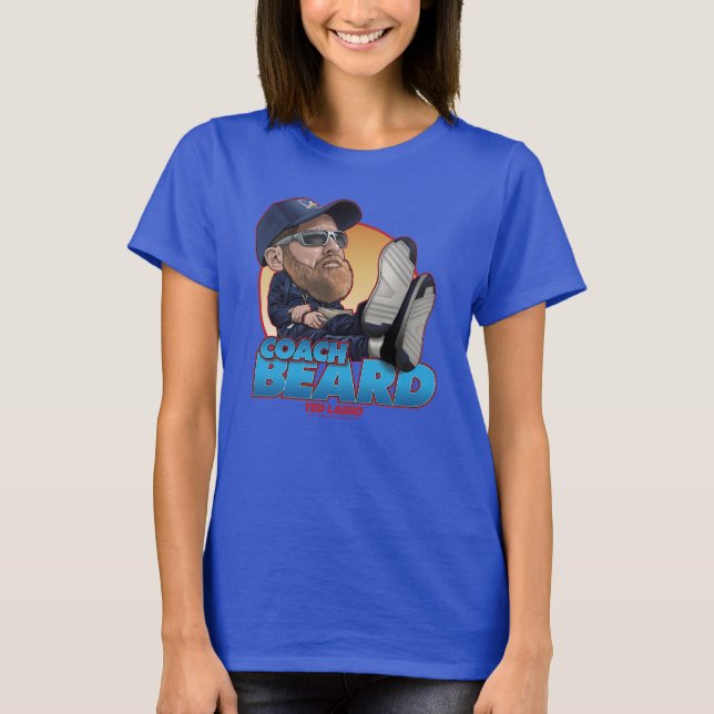 Ted Lasso | Coach Beard Bobblehead T Shirt (Framsida)