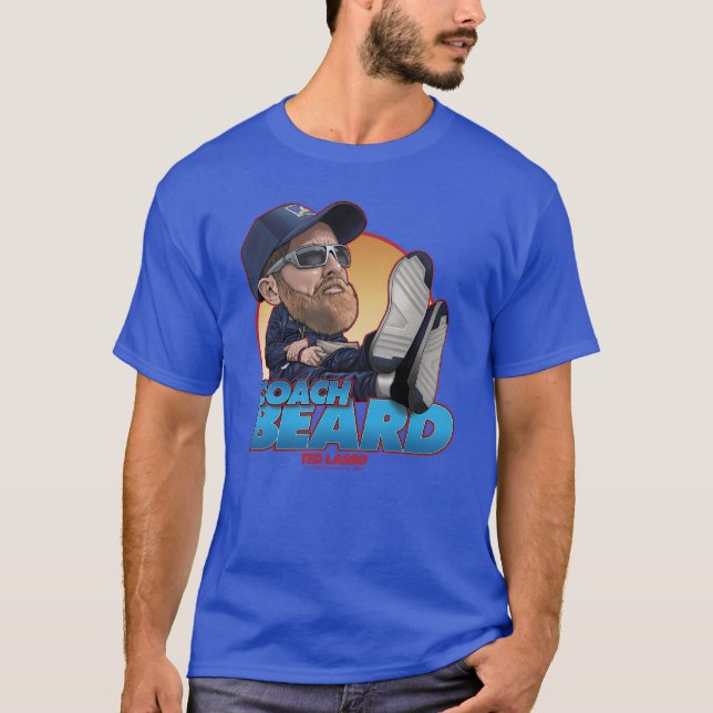 Ted Lasso | Coach Beard Bobblehead T Shirt (Framsida)