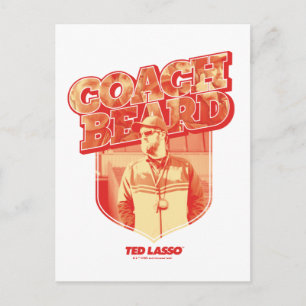 Ted Lasso Coach Beard-märke Vykort