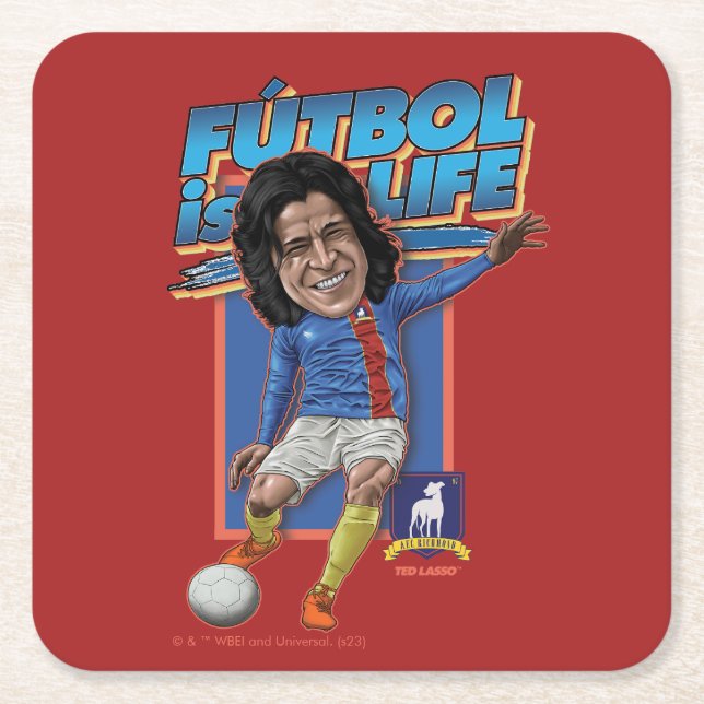 Ted Lasso | Dani Rojas Bobblehad Underlägg Papper Kvadrat (Framsidan)
