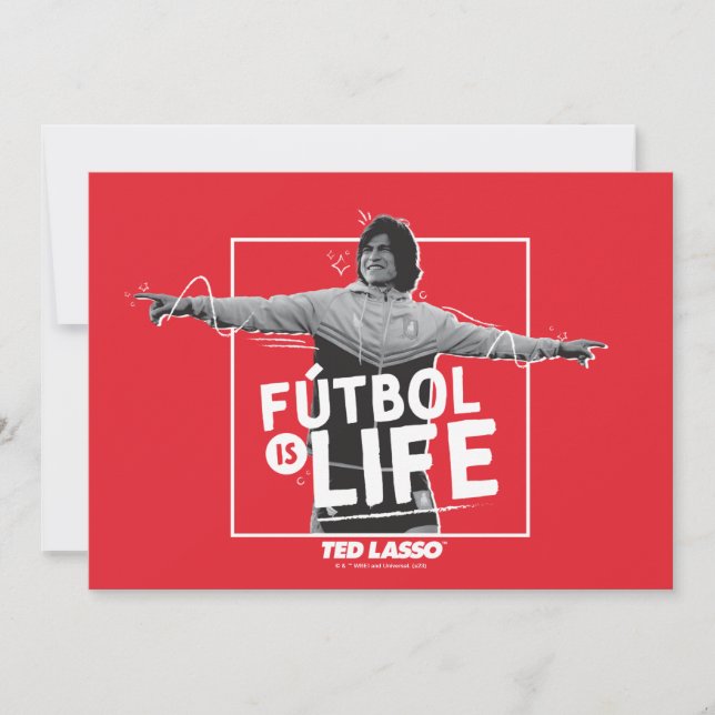 Ted Lasso | Dani Rojas Fútbol is Life Anteckningskort (Framsida)