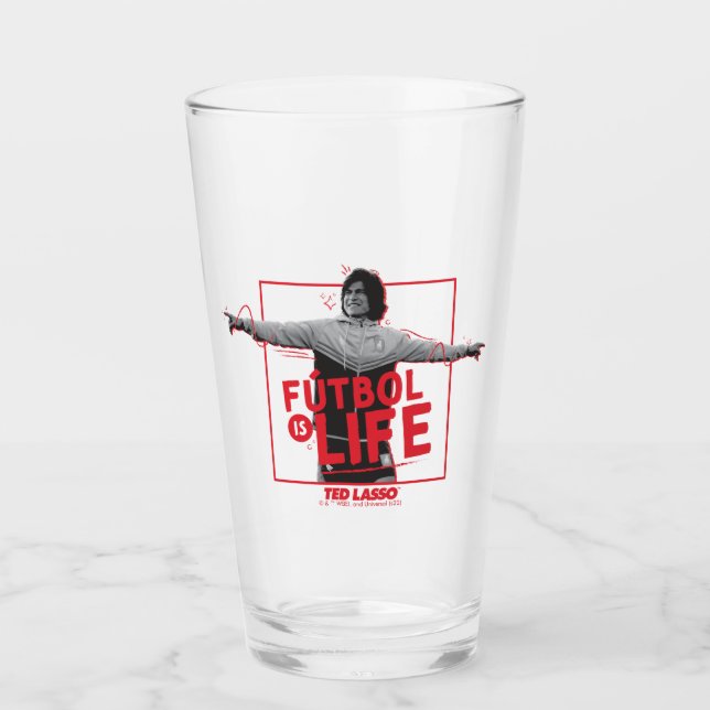 Ted Lasso | Dani Rojas Fútbol is Life Glaskopp (Framsida)