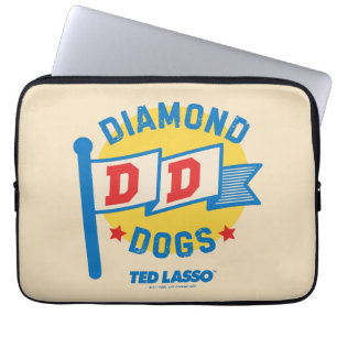 Ted Lasso   Diamond Hundar Pennant Graphic Laptop Fodral