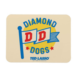 Ted Lasso | Diamond Hundar Pennant Graphic Magnet