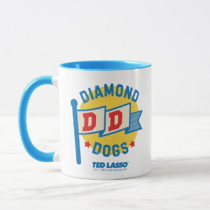 Ted Lasso Diamond Hundar Pennant Graphic Mugg