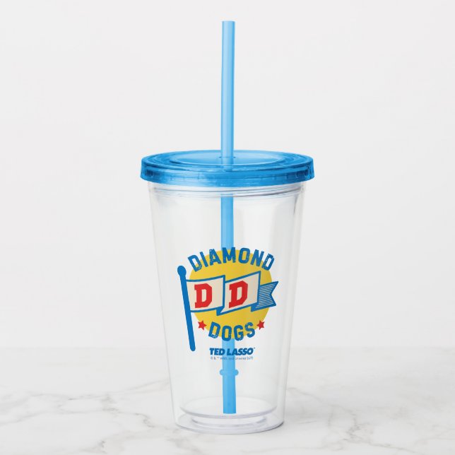 Ted Lasso | Diamond Hundar Pennant Graphic Take Away Mugg (Framsida)