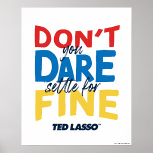 Ted Lasso   Gör inte inställningar för Bra Poster