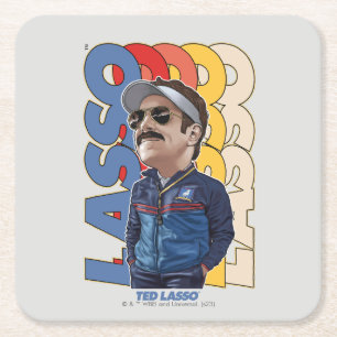 Ted Lasso Lasso Bobblehead Underlägg Papper Kvadrat