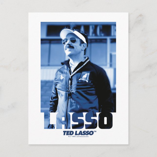 Ted Lasso | Lasso Photo Portrait Graphic Vykort (Framsida)