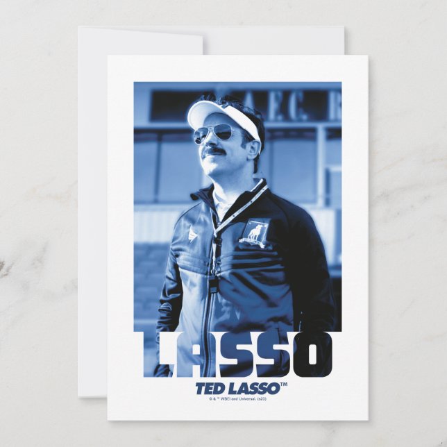 Ted Lasso | Lasso Photo Porträtt Graphic Anteckningskort (Framsida)