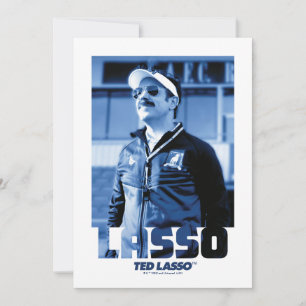 Ted Lasso Lasso Photo Porträtt Graphic Anteckningskort