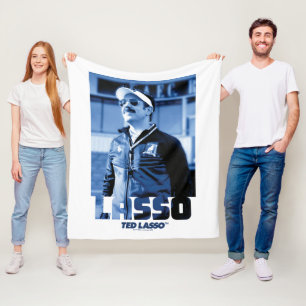 Ted Lasso Lasso Photo Porträtt Graphic Fleecefilt