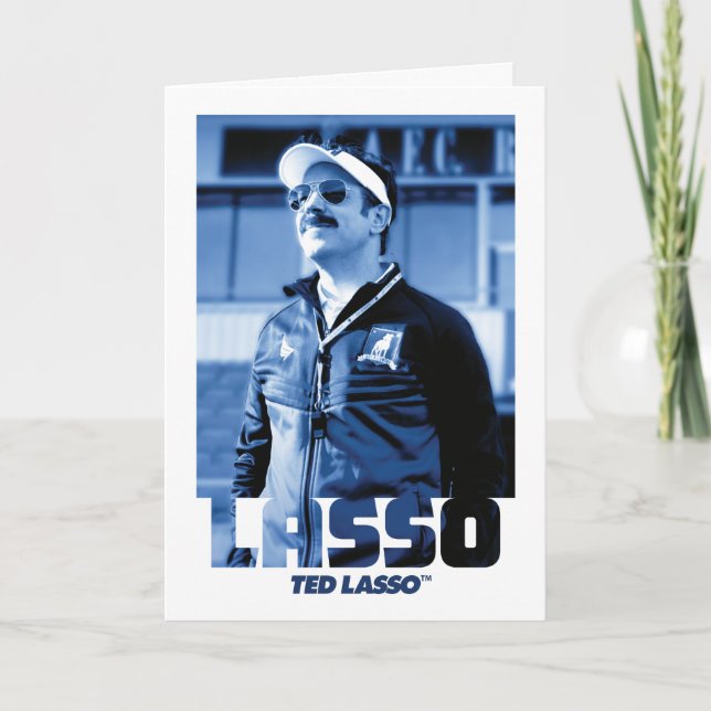 Ted Lasso | Lasso Photo Porträtt Graphic Kort (Framsida)