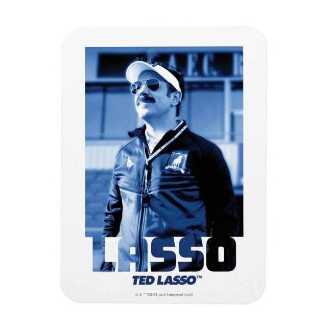Ted Lasso | Lasso Photo Porträtt Graphic Magnet (Vertikal)