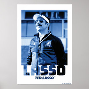 Ted Lasso   Lasso Photo Porträtt Graphic Poster