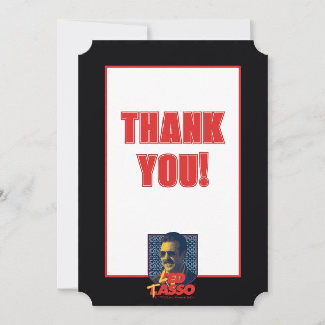 Ted Lasso | Led Tasso Badge Anteckningskort (Framsida)