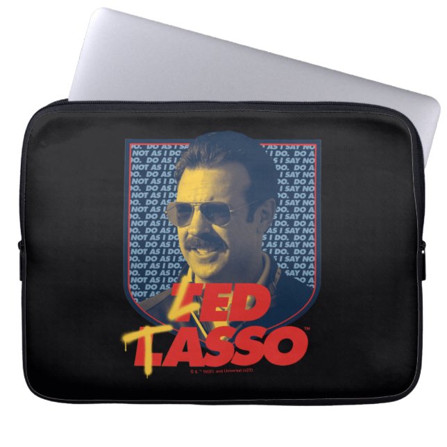 Ted Lasso | Led Tasso Badge Laptop Fodral (Framsidan)