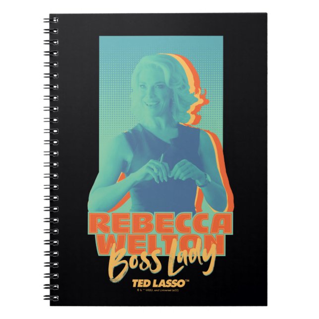 Ted Lasso | Rebecca Welton Chef Dam Graphic Anteckningsbok (Framsidan)