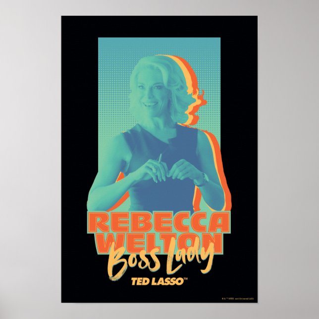 Ted Lasso | Rebecca Welton Chef Dam Graphic Poster (Framsidan)