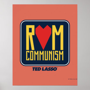 Ted Lasso   Romkommunistisk grafik Poster