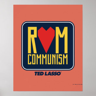 Ted Lasso | Romkommunistisk grafik Poster