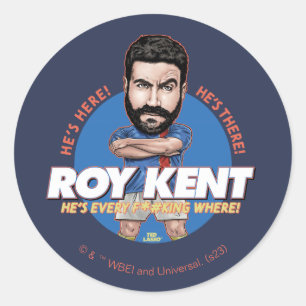Ted Lasso Roy Kent Bobblehead Runt Klistermärke