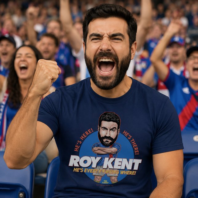 Ted Lasso | Roy Kent Bobblehead T Shirt (Simulated person wearing shirt)