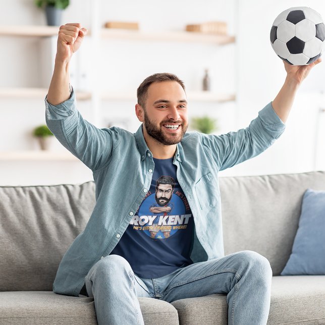 Ted Lasso | Roy Kent Bobblehead T Shirt (Man wearing t-shirt)