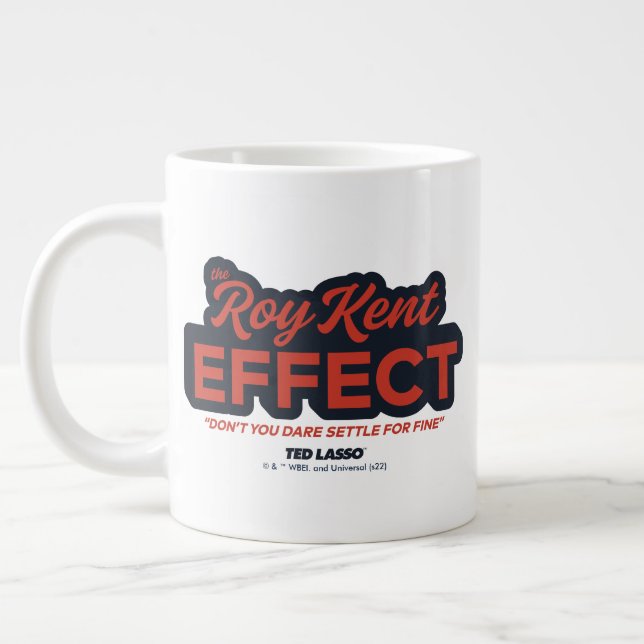 Ted Lasso | Roy Kent Effect Typography Graphic Jumbo Mugg (Vänster)