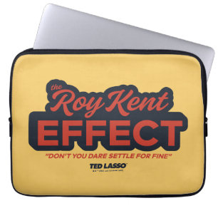Ted Lasso Roy Kent Effect Typography Graphic Laptop Fodral