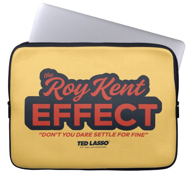 Ted Lasso | Roy Kent Effect Typography Graphic Laptop Fodral (Framsidan)