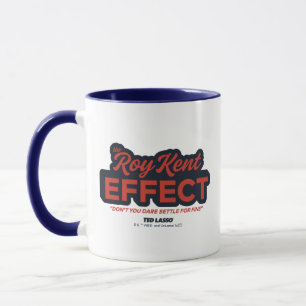 Ted Lasso Roy Kent Effect Typography Graphic Mugg