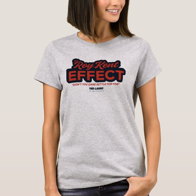 Ted Lasso | Roy Kent Effect Typography Graphic T Shirt (Framsida)
