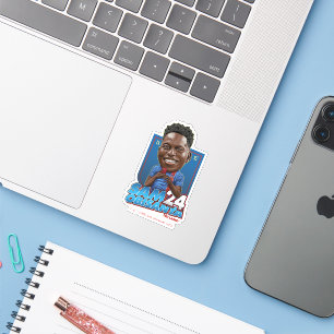 Ted Lasso Sam Obisanya Bobblehead Klistermärken