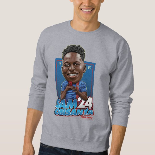 Ted Lasso | Sam Obisanya Bobblehead Lång Ärmad Tröja (Framsida)