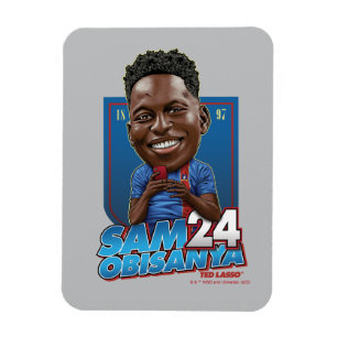 Ted Lasso Sam Obisanya Bobblehead Magnet