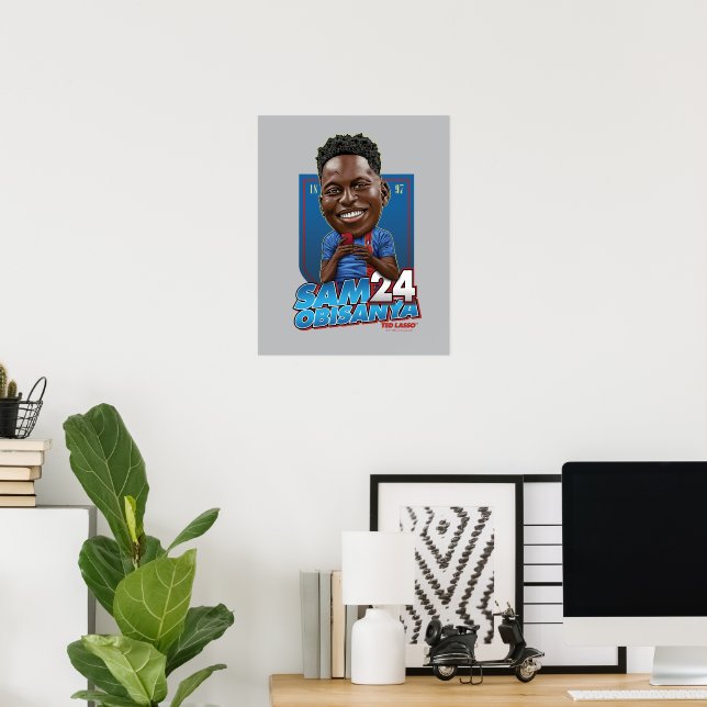 Ted Lasso | Sam Obisanya Bobblehead Poster (Hemmakontoret)