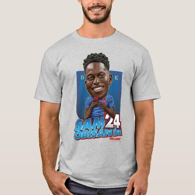 Ted Lasso | Sam Obisanya Bobblehead T Shirt (Framsida)