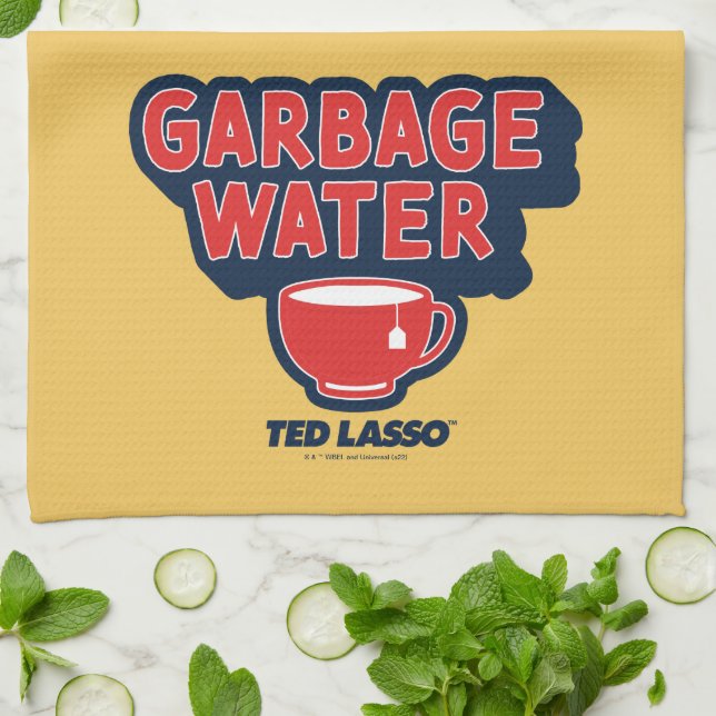 Ted Lasso | Sopor Vatten Tea Graphic Kökshandduk (Vikta)