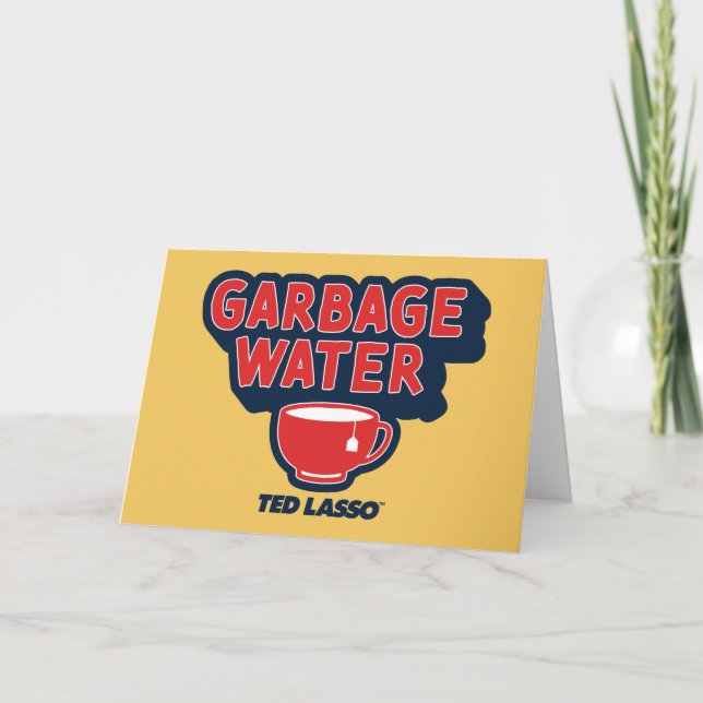 Ted Lasso | Sopor Vatten Tea Graphic Kort (Framsida)