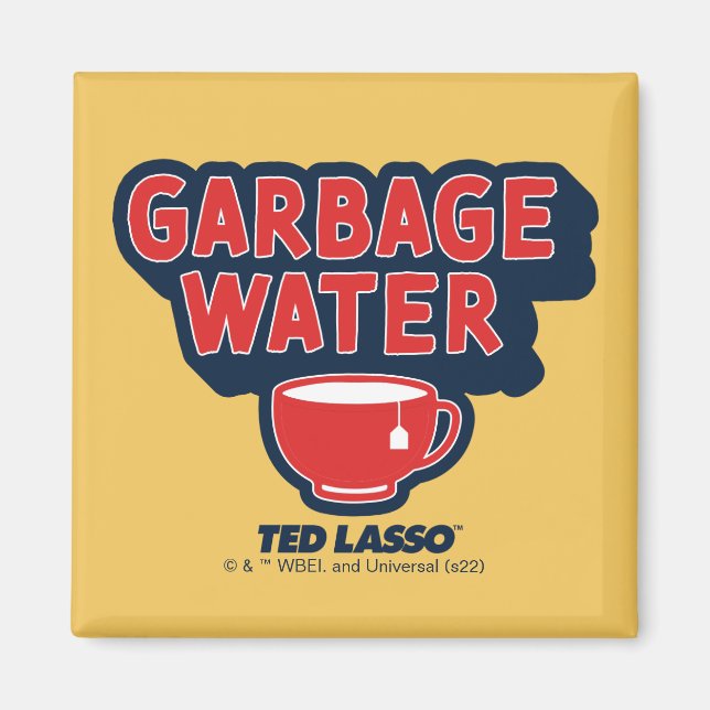 Ted Lasso | Sopor Vatten Tea Graphic Magnet (Framsidan)
