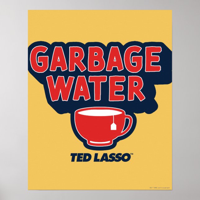 Ted Lasso | Sopor Vatten Tea Graphic Poster (Framsidan)