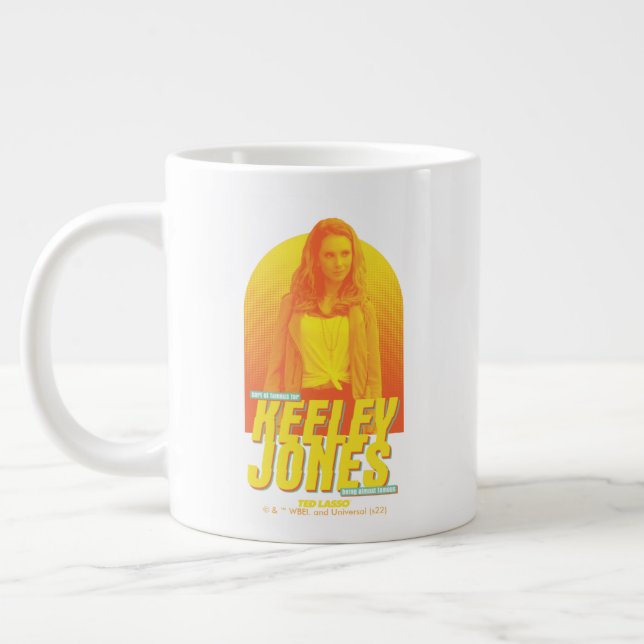 Ted Lasso | Sorta Berömd Keeley Jones Graphic Jumbo Mugg (Vänster)