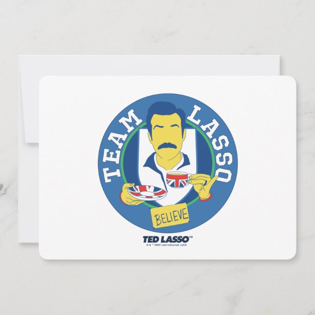 Ted Lasso | Team Lasso Tea Iconic Avatar Anteckningskort (Framsida)