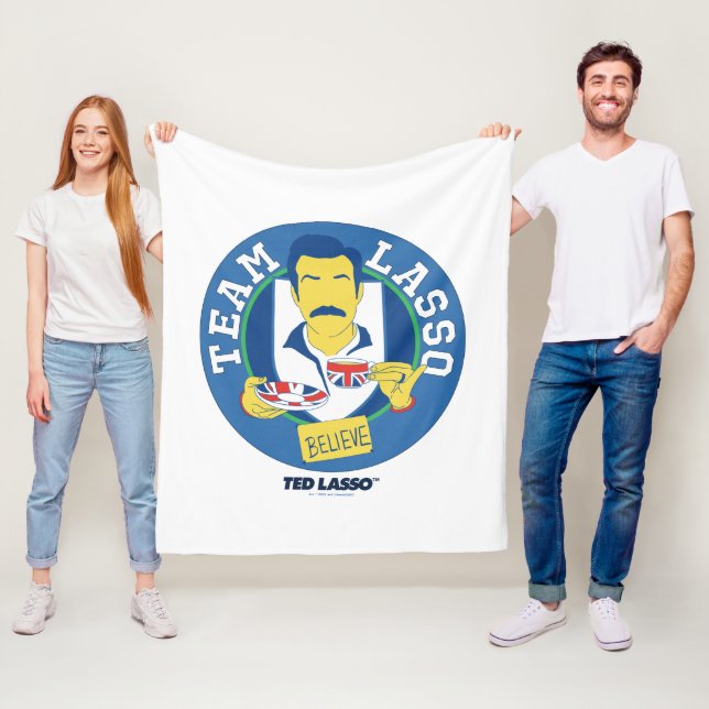 Ted Lasso | Team Lasso Tea Iconic Avatar Fleecefilt (På plats)