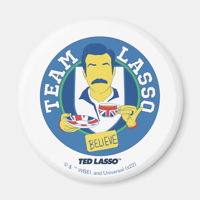 Ted Lasso | Team Lasso Tea Iconic Avatar Magnet (Framsidan)