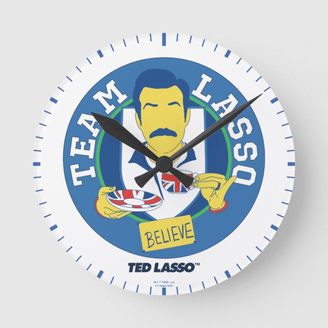 Ted Lasso | Team Lasso Tea Iconic Avatar Rund Klocka (Framsida)