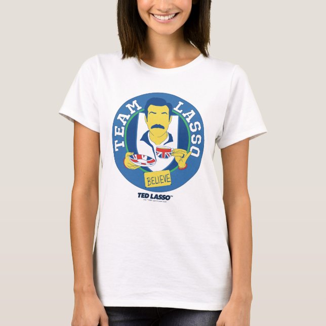 Ted Lasso | Team Lasso Tea Iconic Avatar T Shirt (Framsida)