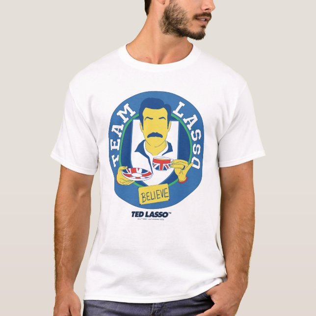 Ted Lasso | Team Lasso Tea Iconic Avatar T Shirt (Framsida)